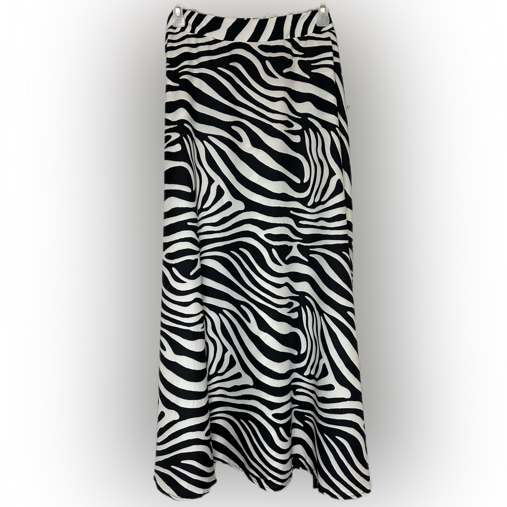 Zebra Print Women's Skirt - Picture 2 of 3
